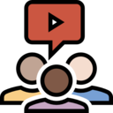 music and multimedia,video player,user,social media,logo,search,social network,logotype,brand,brands and logotypes